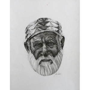 Saeed Lakho, untitled, 14 x 18 Inch, Mix Media On Paper, Figurative Painting, AC-SL-041